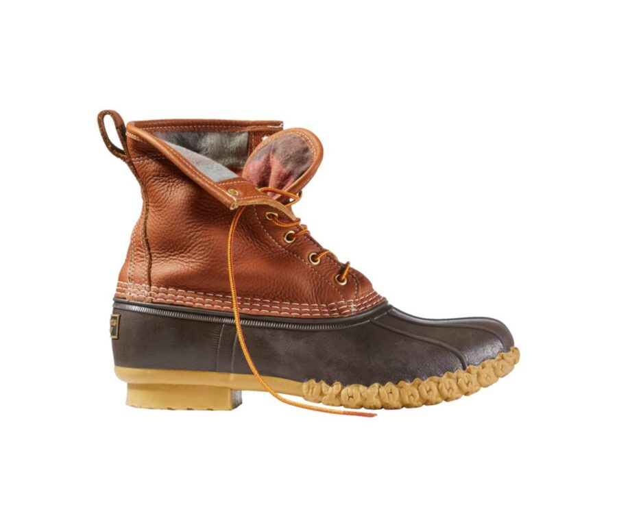 Bean Boots, 8 cali Flannel-Lined — Męskie