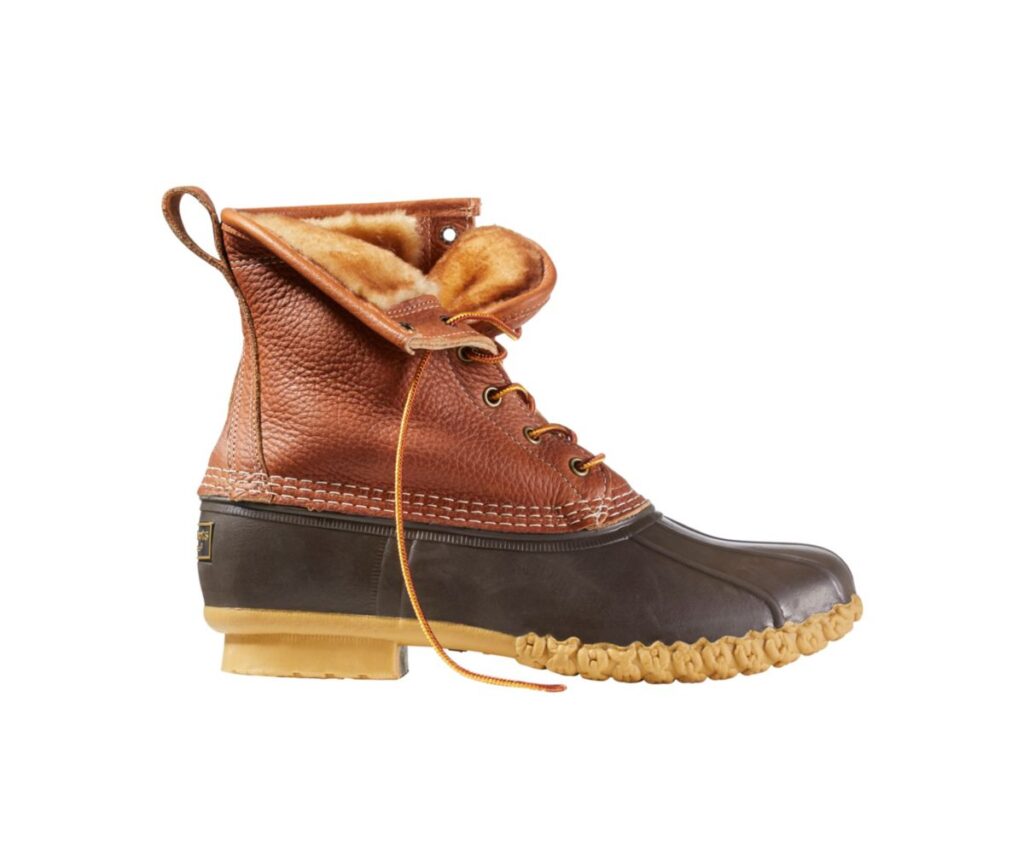 Bean Boots, 8 cali Shearling-Lined — Męskie